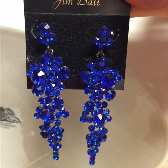 Blue earrings