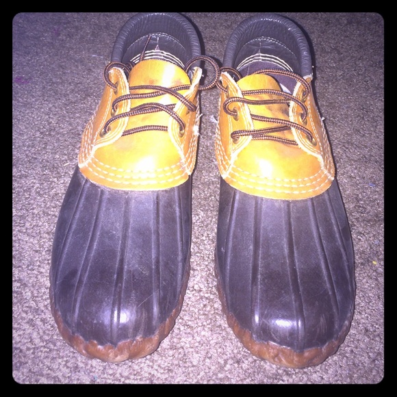 LL Bean Short Duck Boots Size 7ish Womens!