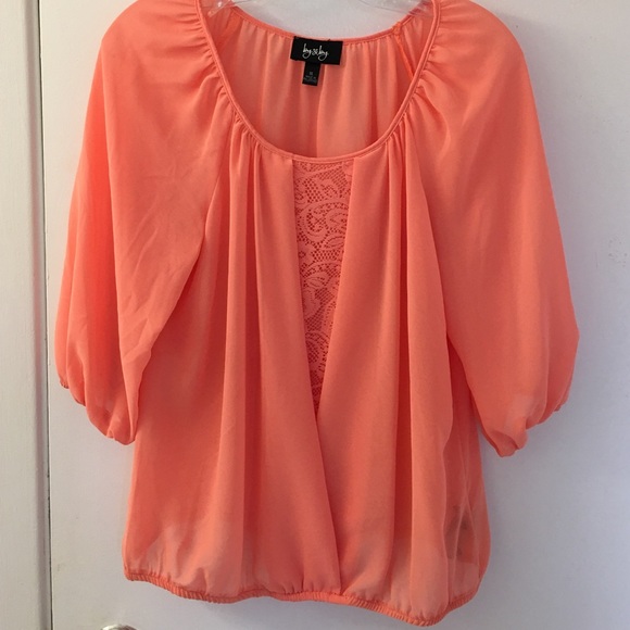 Orange blouse