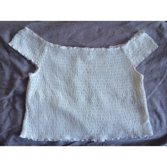 White crop top