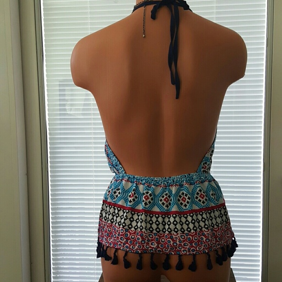 Boho Halter Top - Picture 2 of 3