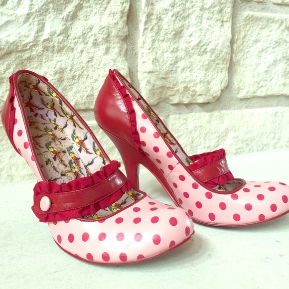 irregular choice polka dot shoes