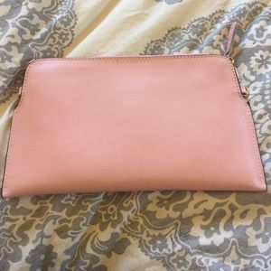 Pink patent leather bag