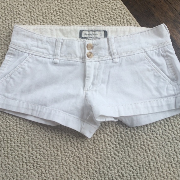 White Abercrombie Shorts