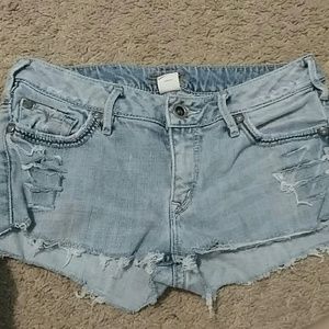 Silver short jeans