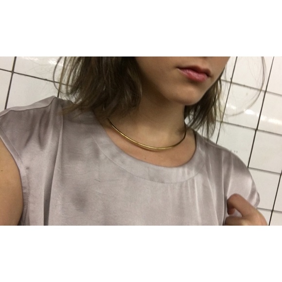 •Beora• Brass Neck Cuff Necklace