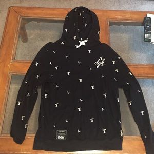 Dgk hoodie/large/black