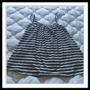 Black & white flowy  tank top