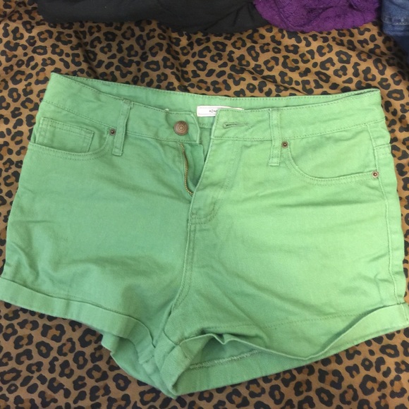 Adam Levine Light Green Shorts