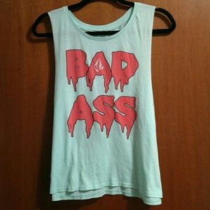 Bad Ass Mint Green Volcom Tee