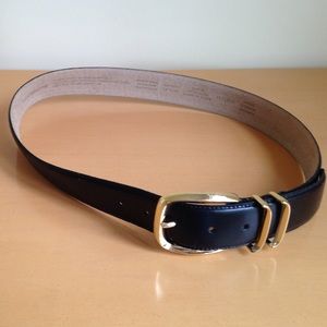 Black Leather Belt