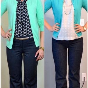 NY&Co Denim Wash Trouser Pants