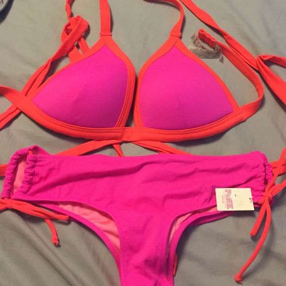 Pink Victoria secrets bikini. NWT