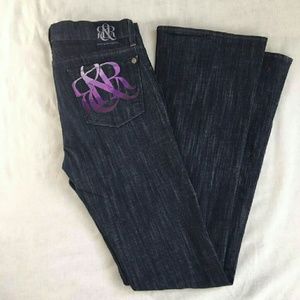 Rock and Republic purple monogram
