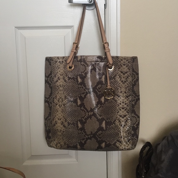 Michael Kors Jet Set Tote In Python - image 2