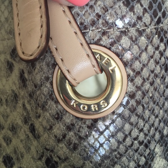 Michael Kors Jet Set Tote In Python - image 4