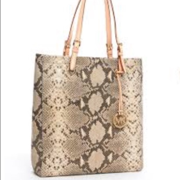 Michael Kors Jet Set Tote in Python - Picture 1 of 4