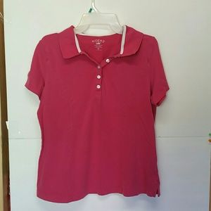 Pink polo shirt