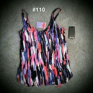 Ella Moss multicolored tank top new w\tags size XS
