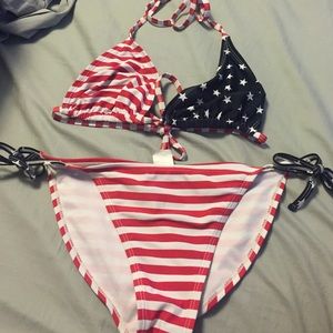 American flag bikini
