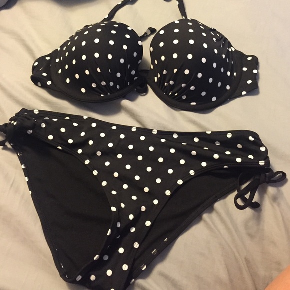 H&M polka dot bikini