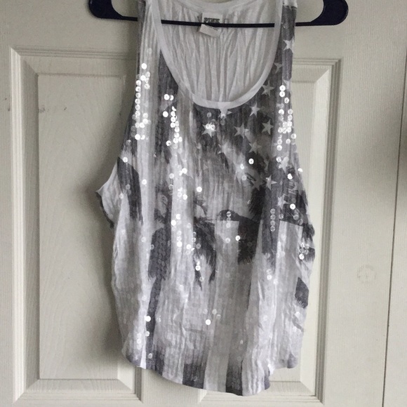 Sequence white PINK tank