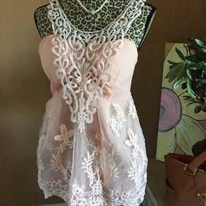 Lace tank
