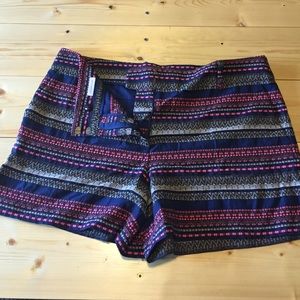 LOFT- Rivera short in embroidered pattern