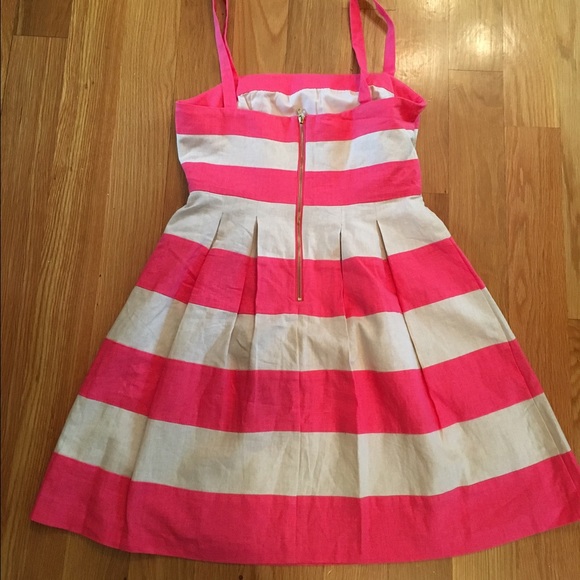 ✨ sold ✨  Pink and Cream Stripped Sundress 🎀 - Picture 3 of 4