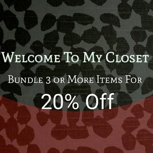 Thanks for checking out my closet!
