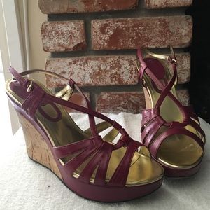 Purple Charles David wedges