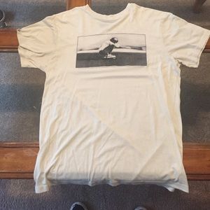 Vans/cream/t-shirt/large