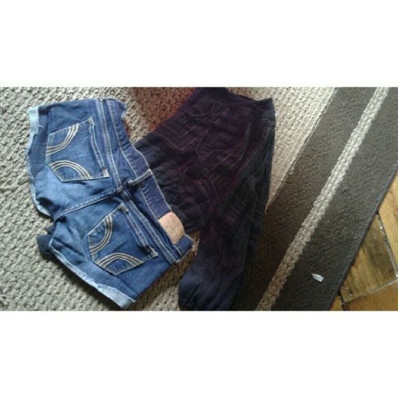 Hollister jean shorts