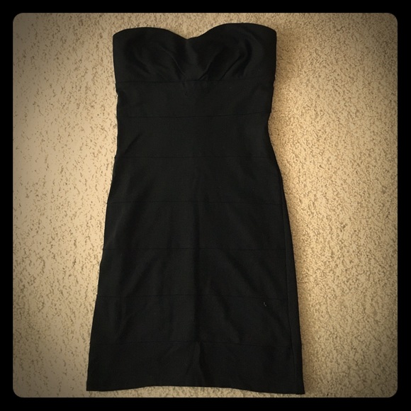 Strapless mini dress - Picture 1 of 2