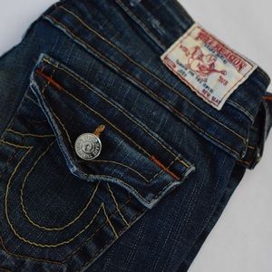 True Religion Joey Fitted Flare Jeans