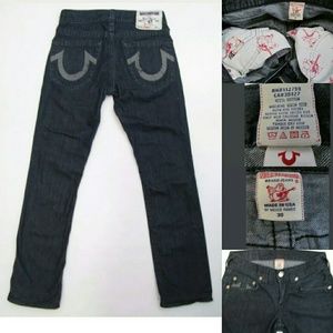 Mens True Religion Straight dark jeans 30x33