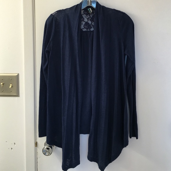 Navy blue cardigan