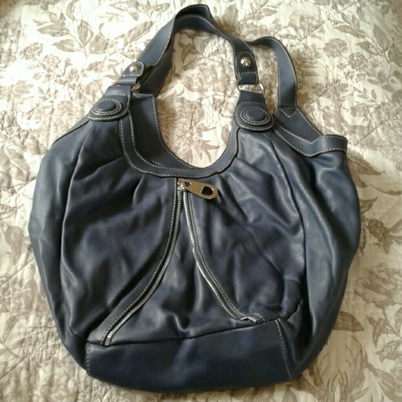Slate blue pocketbook