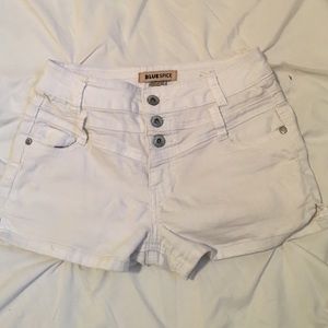 High waisted shorts