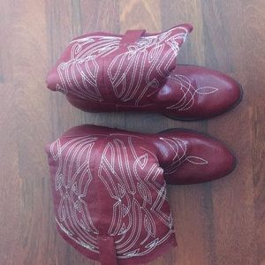 Red Cowboy boots