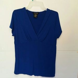 Dressy blue blouse