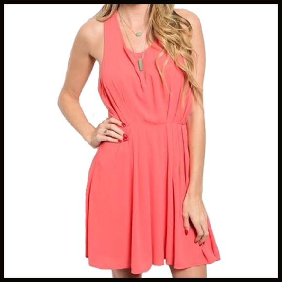 Crocheted Lace Racer-Back Dress - Picture 2 of 2