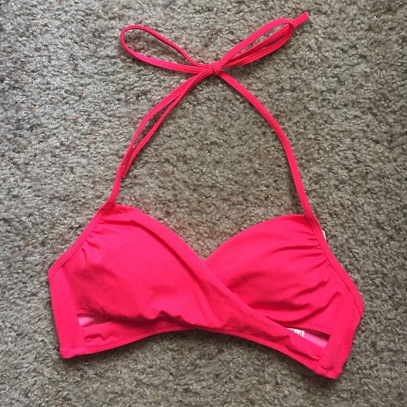 Wrap bikini halter top