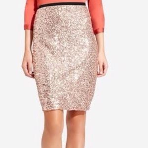 The Limited Rose Gold Sequin Skirt ✨