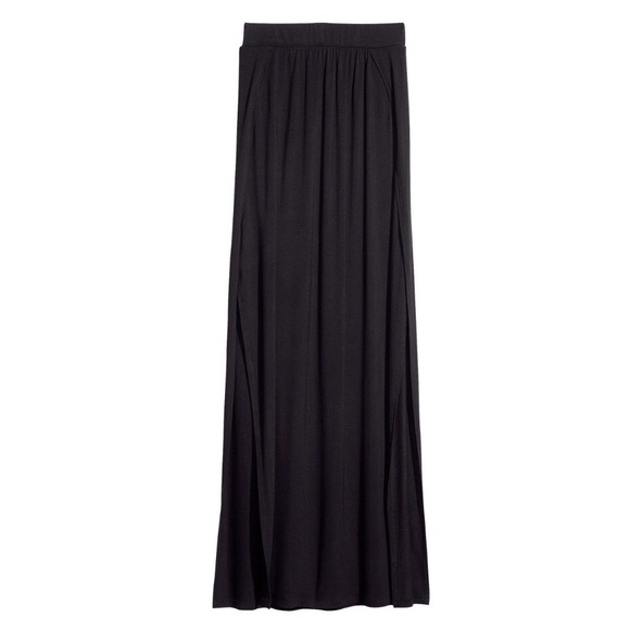H&M Black Maxi Skirt