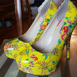 Floral Stilleto Heels