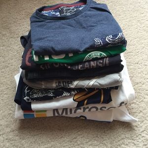 9 tshirts - big bundle!!
