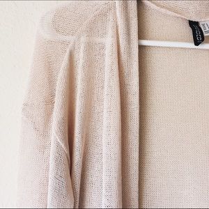 • new • Beige Lightweight Cardigan