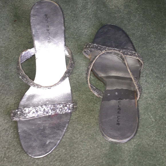 Silver Prom/Formal Heel (9.5)