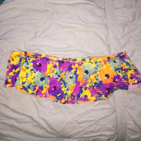 Floral Strapless Forever 21 Bikini top